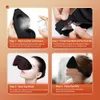 Eye Massager Electric Heated Eye Mask Heating Eye Patch 3D Sleeping Mask Warm Eyeshade Compress Eyes Pad Dry Eyes Fatigue Relief Steamer 230602