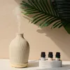 Appareils en forme de Vase, lampe de bureau rétro, humidificateur d'air, diffuseur de parfum d'huile essentielle, Rechargeable par USB, brûleur de cire en céramique pour la maison