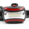 outdoor bike cycling COB headlamps headlight portable 3 modes battery power head lamp troch 6 led COB hiking camping headlights