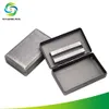 Smoking Pipes Zigarettenspitze aus Metall mit feuchtigkeitsspendender Box, schwarz