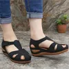 Frauen Abdeckung Ferse Keile Sandalen Weibliche Runde Kappe Weichen Boden Schuhe 2020 Sommer Dame Bequeme Strand Sandalen Große Größe 44 45 46 L230518