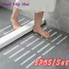 Banyo paspasları 5pcs/set kayma önleyici duş şeridi paspas kavrama tabanı güvenlik bant banyo halı seti