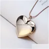 Collane con ciondolo Nuovi gioielli di moda Cuore Fai da te Locket apribile Po Box Collana Love Drop Pendenti di consegna Dha7H