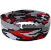 Camo Cycling Hair Bands Cotton Yoga Sweatband Fitness Running Hairband Jungle Head Bands for Men Women Sports Hairband