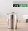 new rose gold stainless steel cup cold beer mug tumbler Bar Restaurant drinking beer cups 260ml dinner coffee mugs outdoor travel kids flask