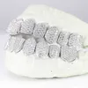 Custom Made Grills Sterling Sier 10K 14K Gold Natural HPHT Diamond Moissanite Teeth Grillz