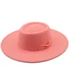 Chapeaux à large bord Chapeaux seau Prix de gros Fedora chapeau hiver circulaire concave surface convexe haut plat mode hommes et femmes feutre jazz chapeau Fedora 230602