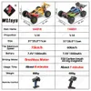 Samochód ElectricRC WLTOYS 144010 144001 75 kmh 2,4G RC Nieżuchwyt 4WD Electric Diff-Road Zabawki dryfowe dla dzieci wyścigowe 230602