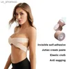 2023 Invisible Breast Tape Patch Poitrine Autocollant Push Up Nipple Pasties Couverture Adhésif Sans Bretelles Bralette Soulever Soutien-Gorge Sous-Vêtements L230523