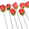 Dekoratif Çiçekler 50 PCS Çiçek Düzenleme Araçları Saplamalar Plastik Kök Teli Sahte Çiçek Kutbu Yapay Tutucu