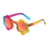 Lunettes de soleil 2023 fleur enfants rond mignon enfants filles bébé nuances lunettes UV400 extérieur Protection solaire lunettes