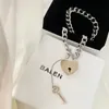 balenciaga Collana lettera B stile vintage amore Collana maglione di marca in oro 18 carati Accessori per gioielli da festa nuziale da donna glamour