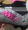 Wysyłaj z torbą jakość piłkarskiego buty zoom Mercuriles Superflys 9 elitarne buty piłkarskie FG Mbappe Ronaldo Męskie trening skórzany wygodne ACC Football Cleats US 6.5-12