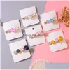 Hair Clips Barrettes Korean Style Crystal Button Round Clip Elegant Girls Headwear Hairpins Women Party Ornament Fashion Barrette Dh6He