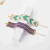 2023 Luxe Boho Sieraden Geometrische Brede Band Zaad Kraal Arrow Miyuki Weave Verstelbare Armbanden