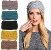 Women headband Beanie Adults Lady Crochet Winter Empty Wool Hats Knit Caps Wide Headbands Children's Hats Ear Neck Warm for Street Fashion