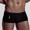 Cuecas cintura baixa de algodão sexy gay masculino boxer homme masculino boxers cuecas