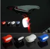 7 led silicone bike lamp lights Flash bike tail light safety cycling front light night warnning head lights