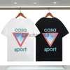 Heren T-shirts Heren Designer Casablanca t-shirt Mode Mannen Casual t-shirts Man Kleding Straat Designer t-shirts Tennis Club Shorts Mouw Kleding shirts L J230603