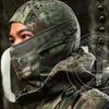 Beretler Boa Style Taktik Askeri Avcılık Açık Hızlı Kuruyan Kaput Yüz Maskesi Balaclava Rüzgar Önlemli Headgear Çıngıraklı Yılan