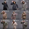 Giacche da caccia XS-4XL Giacca da trekking da uomo impermeabile Giacca a vento da tiro militare durevole tattica antivento