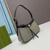 Worki wieczorowe Half Moon podwójne g torebka luksusowa torebka torba ophidias oryginalna skórzana damska damska męska projektant portfela crossbody clutch shou j230603