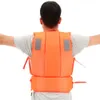 Life Vest Buoy Lätt vuxen Nylonskum Simstorlek med SOS Sport Hållbar vatten Livsjacka levererar Justerbar Life Whistle Jacket Vest 230603