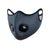 masque de cyclisme en maille sports de plein air masques de protection avec valve filtre demi-visage carbone vélo vélo course unisexe hommes femmes masques