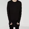 Men's T Shirts Casual T-shirt With Gloves Shirt Long Sleeve All Match Temperament Pure Color