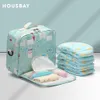 Diaper Pails Refills Baby Bags Portable Handbag Reusable Waterproof Wet Dry Cloth Mommy Shoulder Bag Bottles Nappy Storage For Carrying 230602