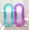 Galleggianti gonfiabili materassino galleggiante per piscina Materasso galleggiante per adulti Letto ad acqua per adulti Amaca Nuovo design Tubi Anello giochi d'acqua per divertimento Alkingline