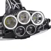 8000 Lumen Hight Power Headlight 5 LEDヘッドランプXML T6 LEDヘッドランプ懐中電灯