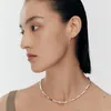 Choker LONDANY Necklace Spring Summer 2023 Air-inspired Water Drop Women's Paneled Bamboo Simple Collarbone Chain