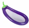 250 cm Floating Aubergine Madrass Big Swim Floats Adult Kids Pool Madrass med Mesh Net Uppblåsbar simning Ring Lounger Raft Water Party