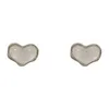 Charm Fashion Love Heart Stud örhängen för kvinnor utsökta romantiska kvinnliga trendparty smycken gåvor R230603