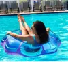 inflatable jellyfish swim ring new design water floating float tubes creative adult buoy mattress beach water party toy