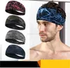 Sport Yoga Head Bands Snabbtorkning Elastiska pannband Hårtillbehör Huvud slitage Wide Sweatband Stretch Running Tennis Basketball Hair Bands