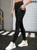 Leggings femininas de verão para academia, leggings esportivas com bolsos, moda feminina, cintura alta, roupas de yoga, drop