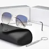 Solglasögon 2022 Nya klassiska polariserade solglasögon Kvinnor Designer 2022 Luxury Brand Eloy Metal Polaroid HD Tempered Glass Lens Retro Glasses Sun Glasses J230603