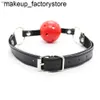 Massaggio Giocattoli adulti del sesso per coppie Donna Bdsm Bondage moglie Bocca aperta Regolabile Gag Ball Restrizioni Schiavo Accessori erotici S7140451 L230518