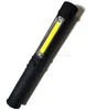 Partihandel COB LED MINI PEN LIGHT multifunktion LED Torch Light Cob Handle Work Lampe Cob Work Hand Torch Outdoor Camp Hike Ficklight