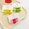 3Pcs/Set Hair Claw Clips Cute Bunny Rabbit Mini Hair Clip Thin Hair Accessories For Women Girls Gifts Candy Colors