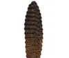 30-inch Deep Wave Crochet Synthetic Bulk Hair Ponytail, Multiple Styles, Durable & Versatile - Perfect for Every Occasion