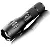 T6 LED Flashlight XML Alüminyum Alaşım Su Geçirmez Zoomable Güçlü El Fenerleri LED Meşale Işık 18650 Batter