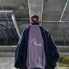 デザイナーの服メンズスウェットシャツフーディーズセーターrhudeアメリカンカットカラフルな刺繍レターラウンドネックメンズプルオーバーファッションストリートウェアプルオーバーJA