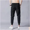 Calça Masculina Masculina Cool Sport Pant Masculina Seda Gelo Respirável Elástica Casual Jogger Treino Calças Harém Roupas Esportivas 2023 Drop Dhgod