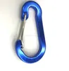 Ny Mini Carabiner Hållbar klättringskrok Aluminiumlegering Camping Tillbehör Fit för utomhussport Vattenflaskan Ryggsäck Tillbehör