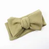 Аксессуары для волос Baby Bownot Hebder New Cute Big Bows Soft Turban for Kids Elastic Headwrap Girl R230608