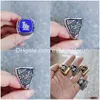 Cluster Rings Fashion Leather Championship Ring Bags Accessoires Wholesale Drop Delivery Jewelry Dhzsq