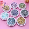 Supplies TCT330 Hexagon Chunky Iridescent Rainbow Nail paillettes ongles Art Decoration Corps Face Paint Tatouage